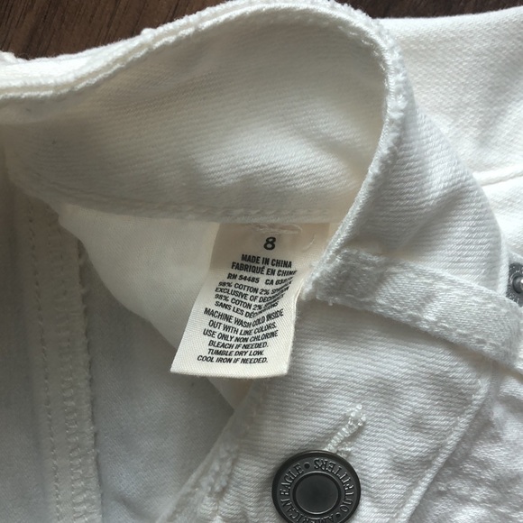 American Eagle White Denim Shorts - Picture 4 of 4